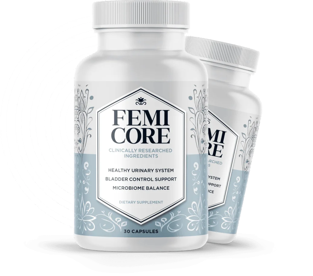 Femicore bladder support supplement bottle